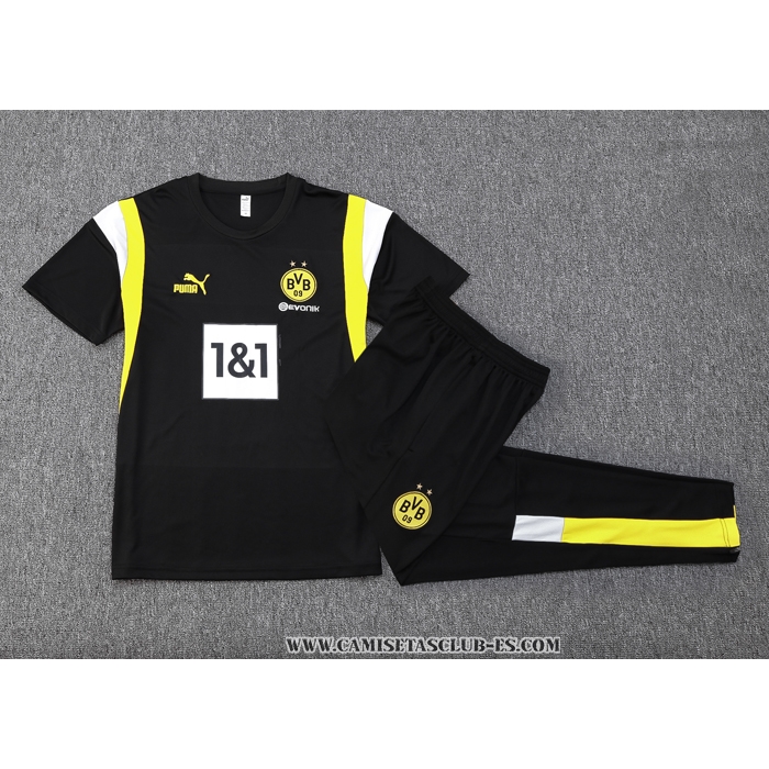 Chandal del Borussia Dortmund 23-24 Manga Corta Negro